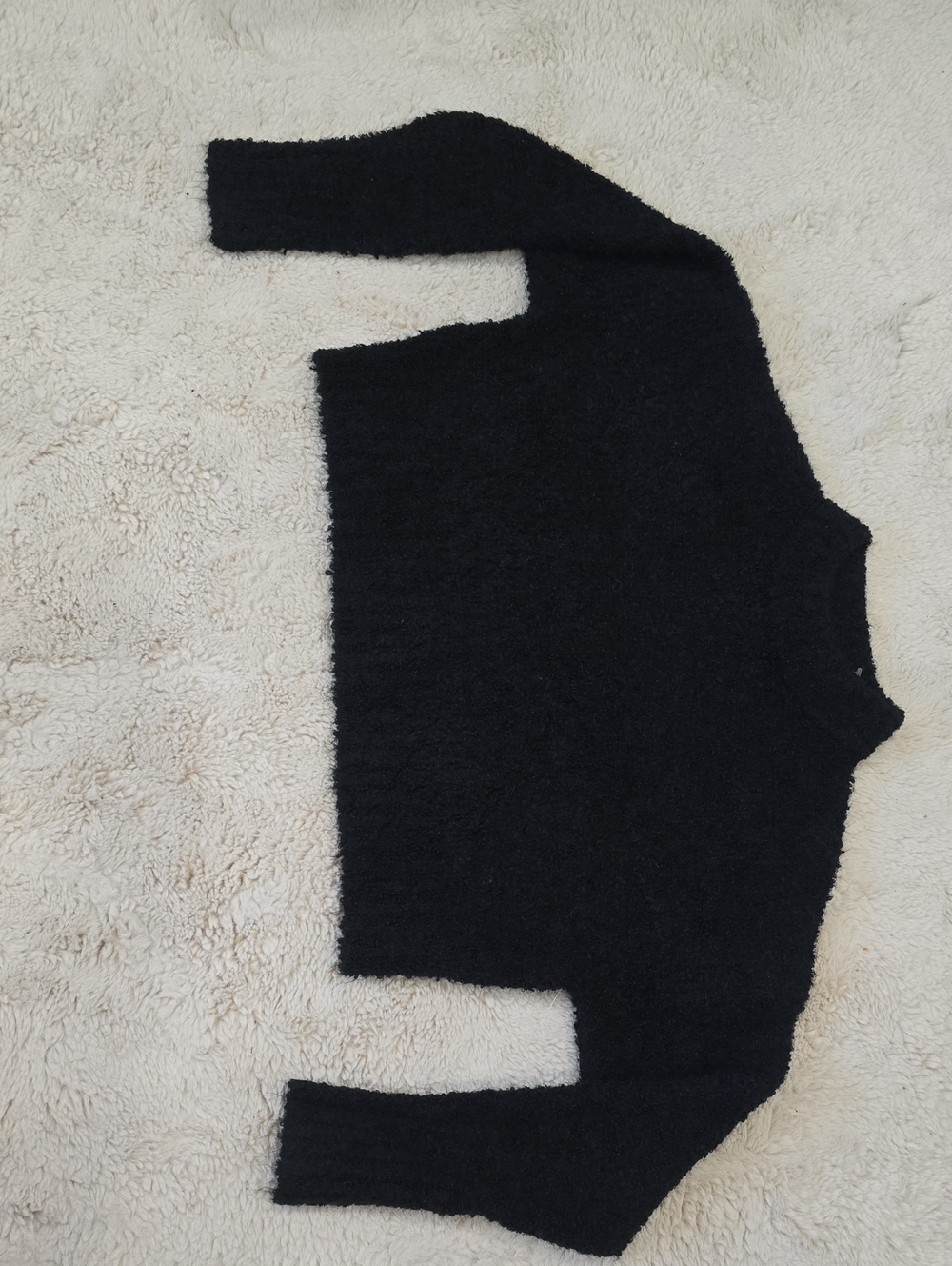 Cozy Black Women's Pullover Sweater